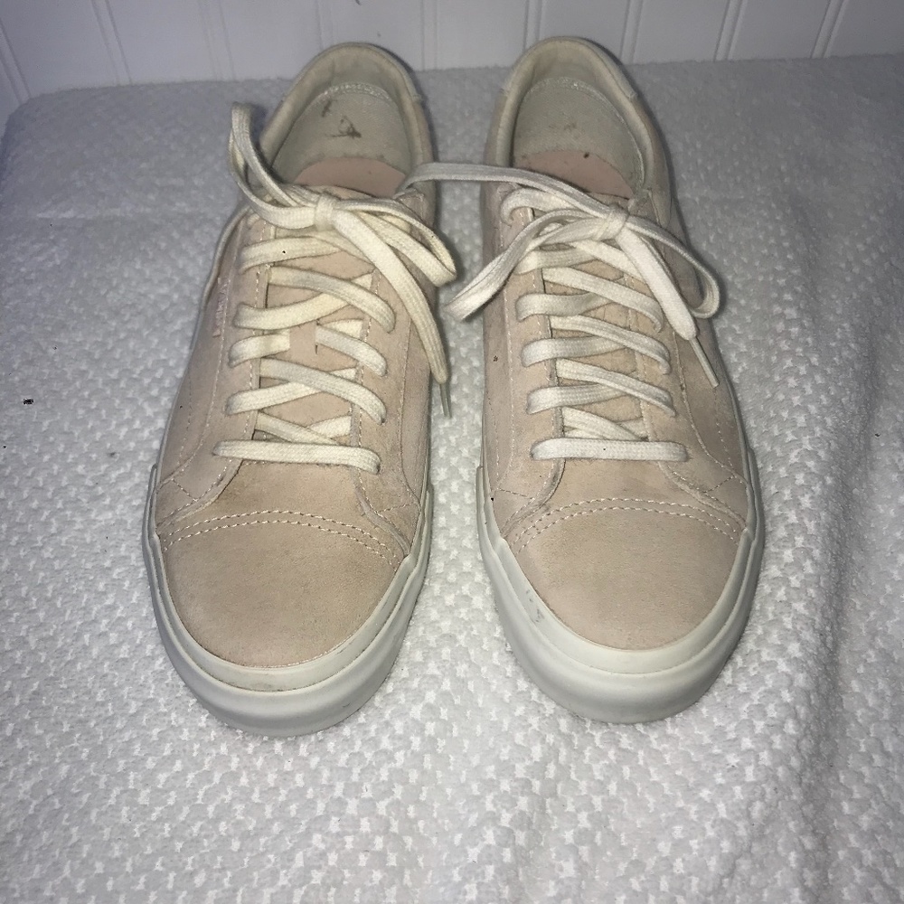 Vans old Skool Low Top Suede Sneakers Blush Pink Tan